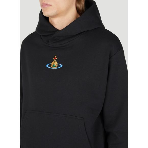 VIVIENNE WESTWOOD Orb Embroidery Hooded Sweatshirt - Picture 5 of 5